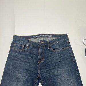 Old Navy Men’s Relaxed Jeans in Dark Blue Denim